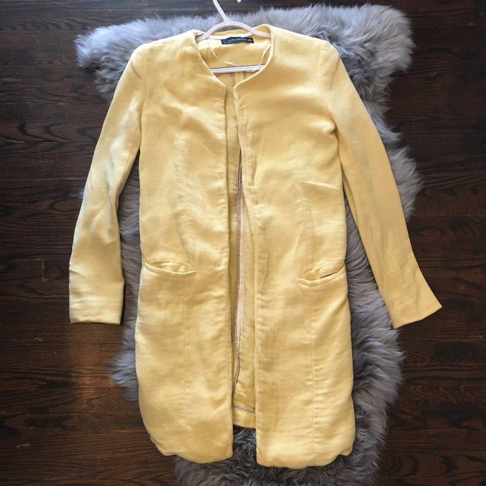 Zara Yellow Spring Jacket